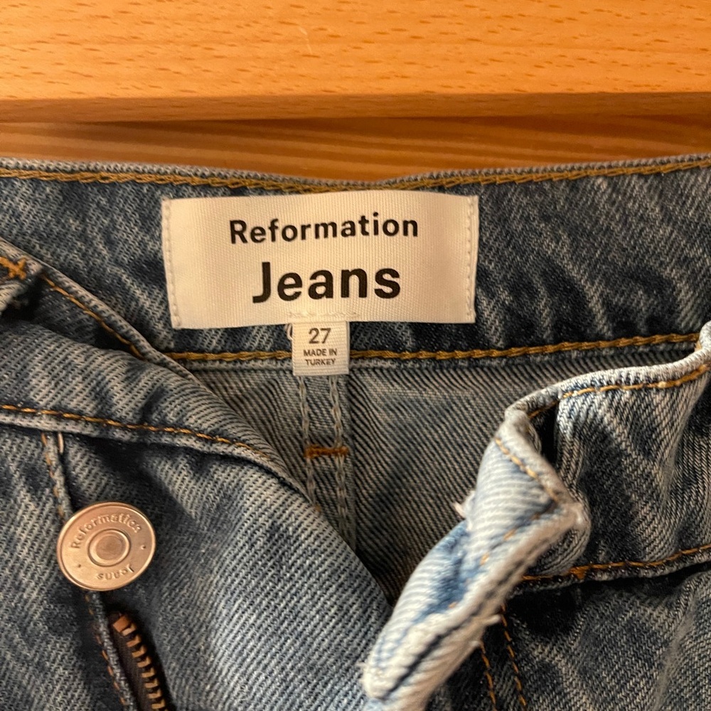 Reformation Nile long demin skirt - Picture 2 of 8